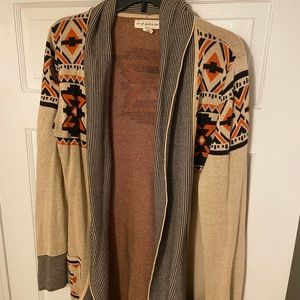 Long cardigan sweater